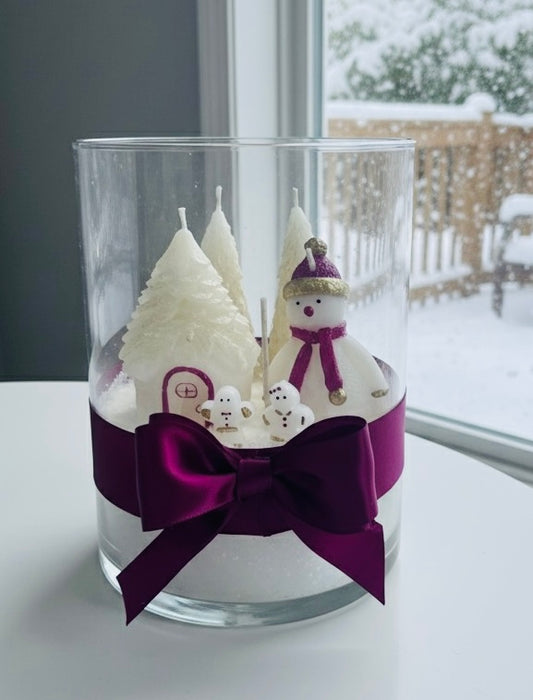 Winter Snow Globe Candle – Edición Deluxe