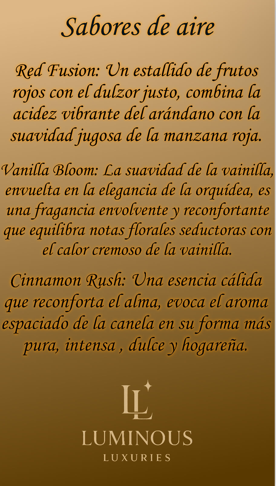 Descripción d’ Aromas